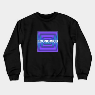 Economics Subject typographic designed Crewneck Sweatshirt